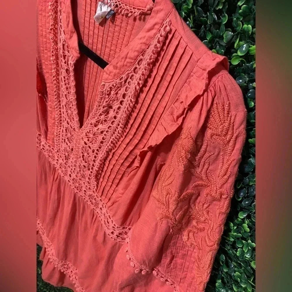 Anthropologie Josephine Embroidered Dress by Akemi + Kin - Size Small - Picture 2 of 8